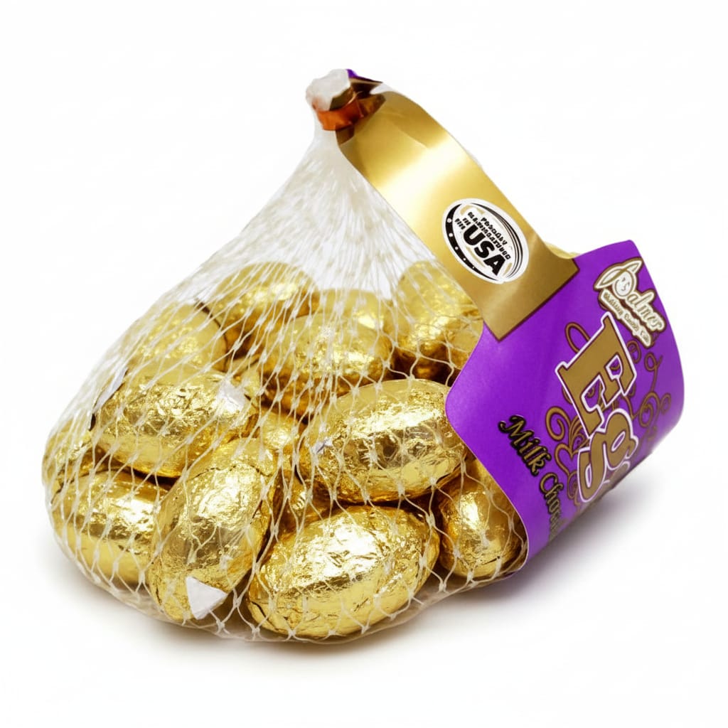 Gold Foiled Eggs Mesh Bag 4oz
