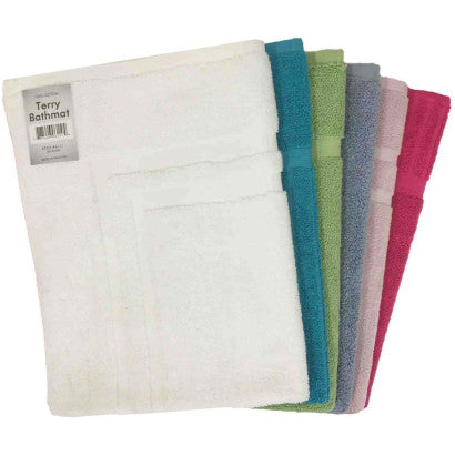 Terry Bath Mats Asst