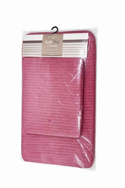 Memory Foam Bath Mat Set 2Pc