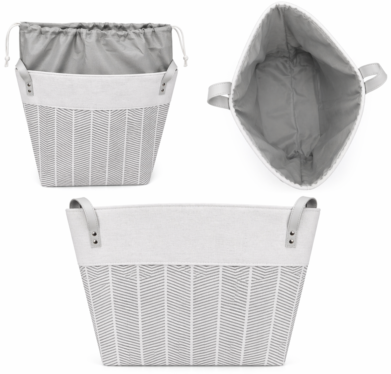 Canvas Laundry Tote Assorted