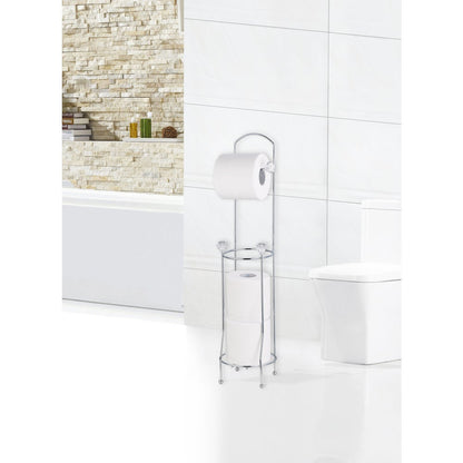 Toilet Paper Holder Chrome with Diamond
