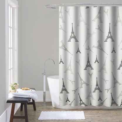 Jacquard Shower Curtain 8Asst Designs