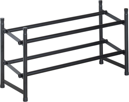 Expand Shoe Rack 2 Tier Mt Blk