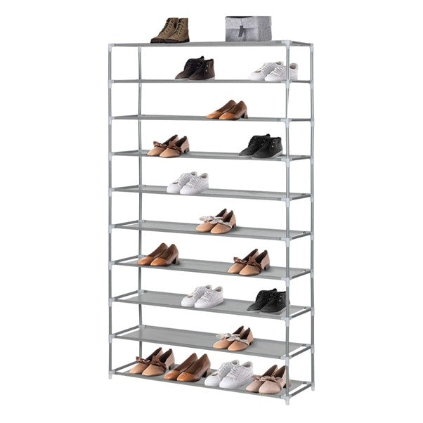 Shoe Rack 10Tier 100 Shoes Gry