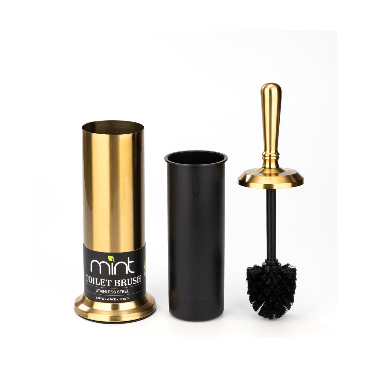 Toilet Brush Stainless Steel Gold