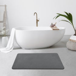 Bath Mat Stone Dove Grey