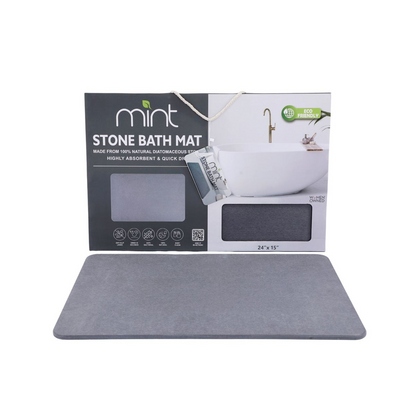 Bath Mat Stone Dove Grey