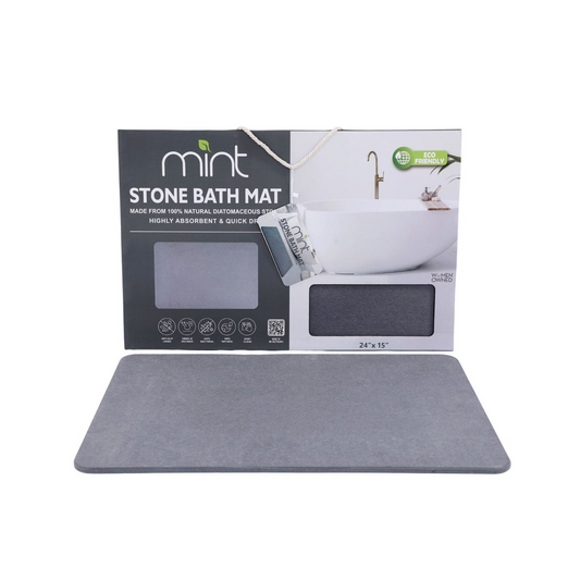 Bath Mat Stone Dove Grey