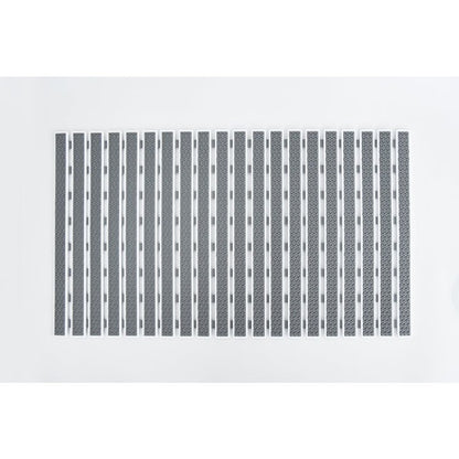 Bathtub Mat 27x16in Grey Slats