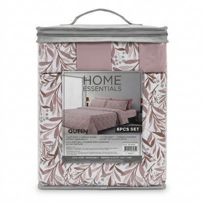 Bed Sheet Set Queen 6 piece