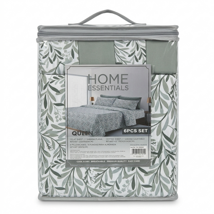 Bed Sheet Set Queen 6 piece