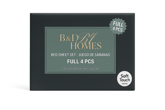 Bedsheet Set Full Waffle Hem Assorted