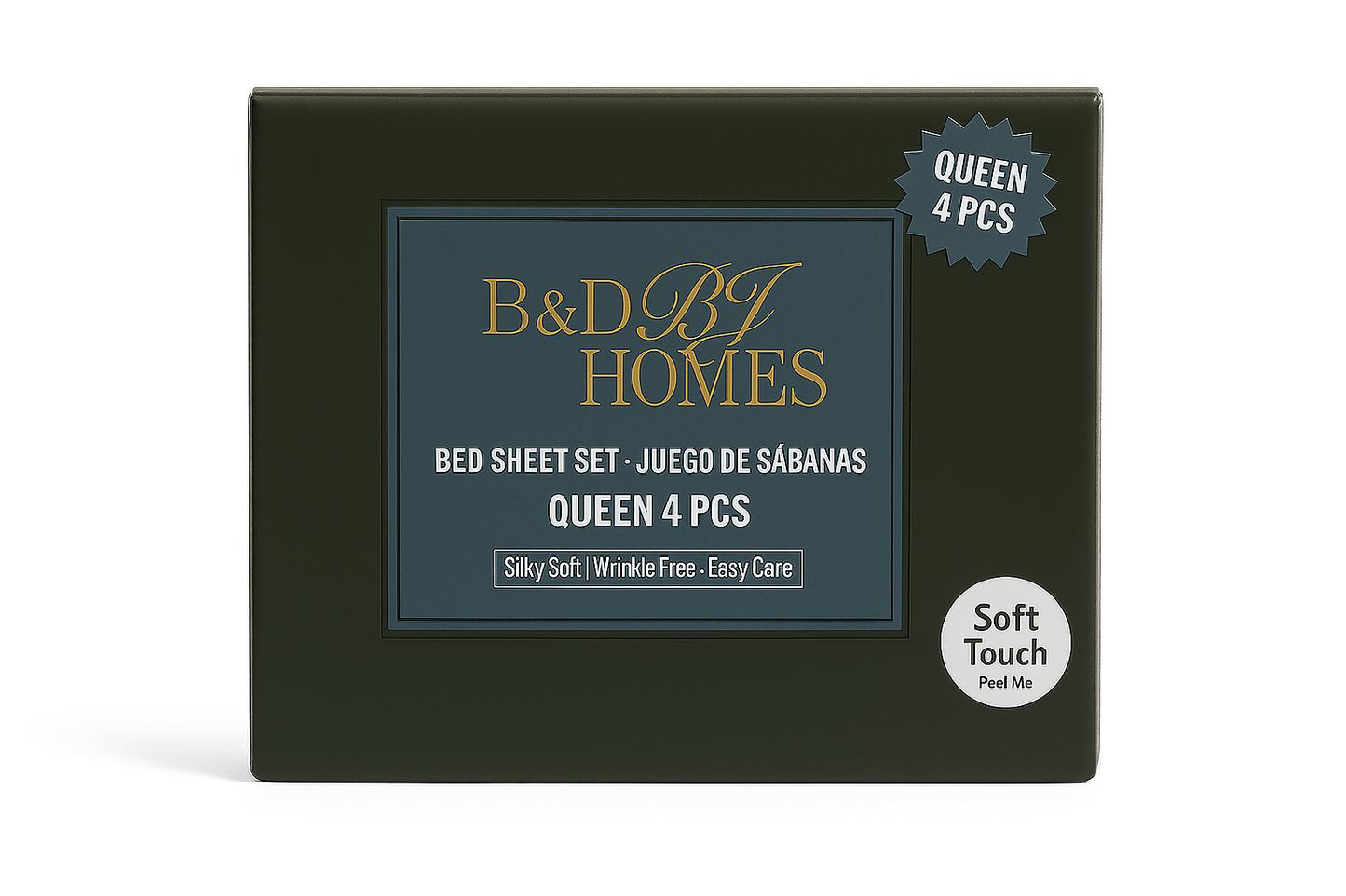 Bedsheet Set Queen Waffle Hem Assorted
