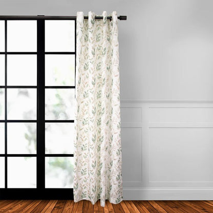 Window Curtain Faux Silk Multi 1pc