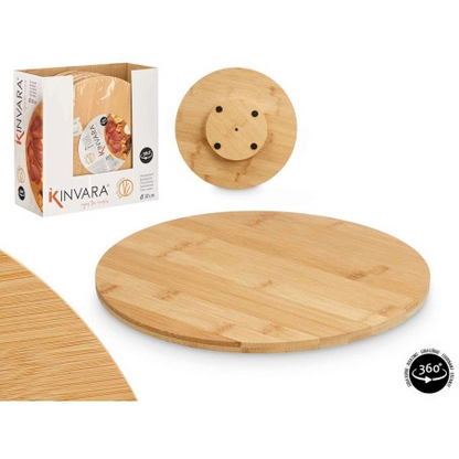 Rotating Bamboo Stand 30cm