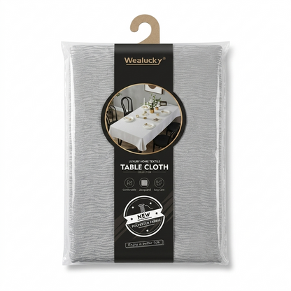 Jacquard Table Cloth with Wavy Texture 3 Assorted