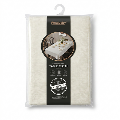 Jacquard Table Cloth with Wavy Texture 3 Assorted