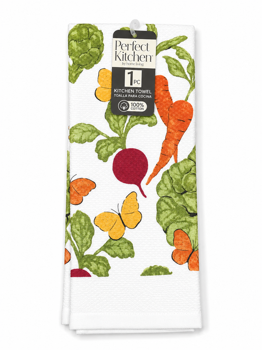 Kitchen Towel Vegetables Print