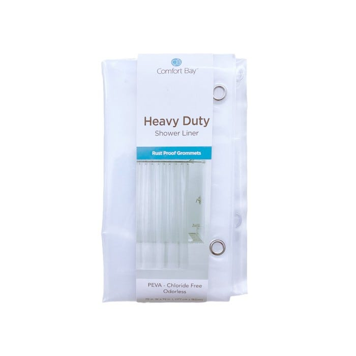 Shower Liner Heavy Duty Clear