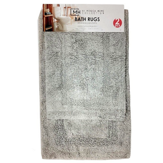 Bathrug Set 2 piece Grey