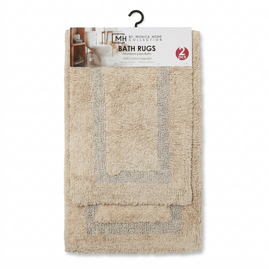 Bathrugs 2pc Set Beige