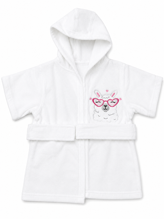 Baby Girls Hooded Bathrobe Assorted