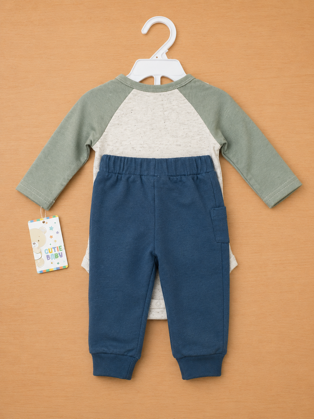 NB Boys 2pc Clth Set Dad D Blu