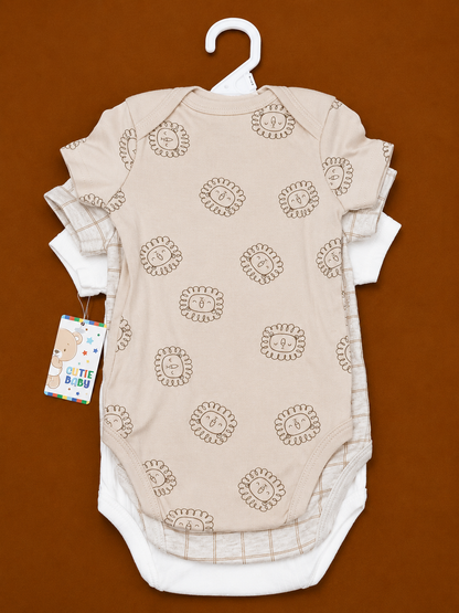 NB Boys 3pc Clth Set Naut Lion