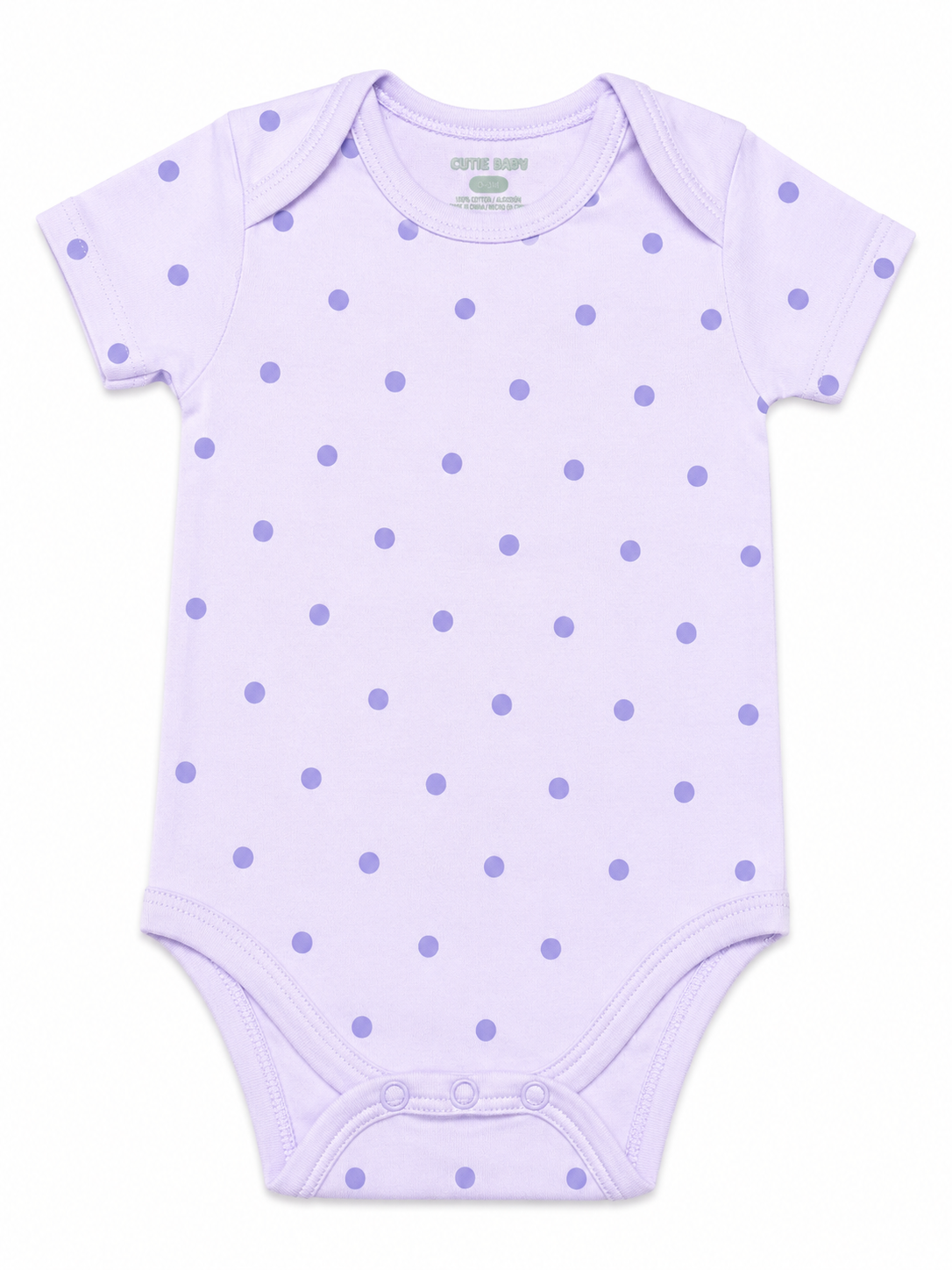 Baby Girls Onesie w/Mushroom 3Pk