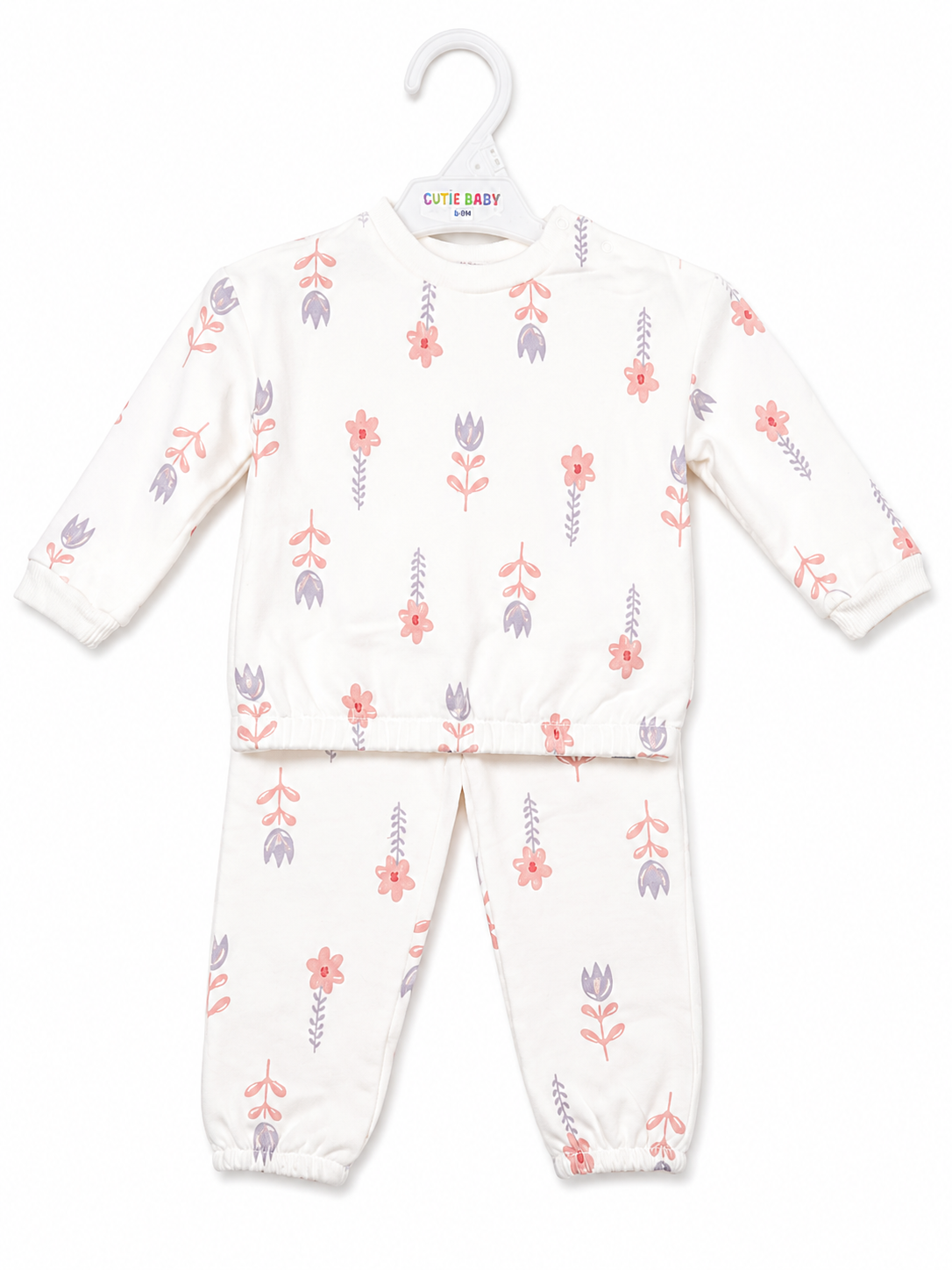 Infant Girl 3pc Track Suit and Onesie Set