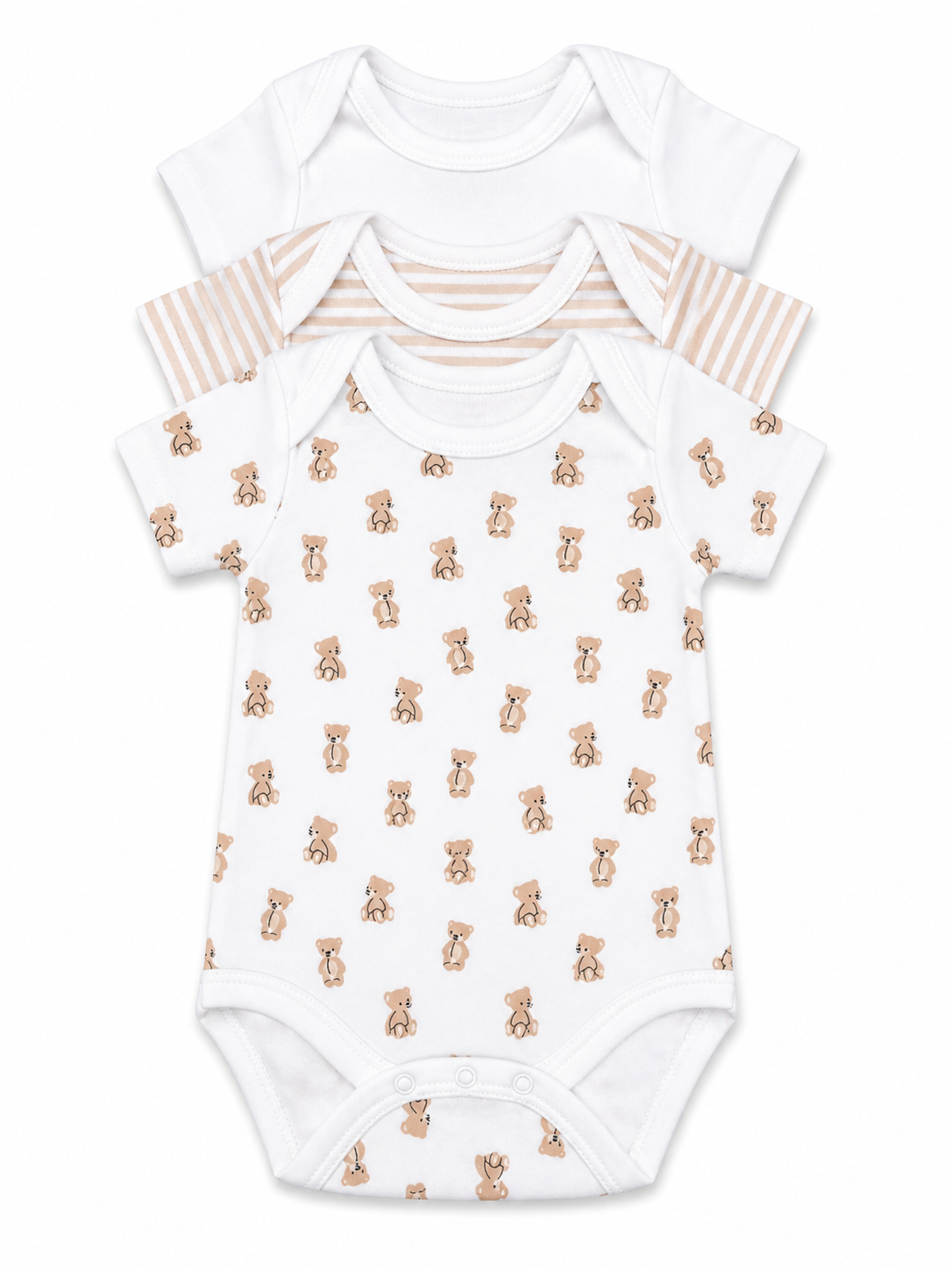 Bby Boy Onesie Short Sleeve 3pk