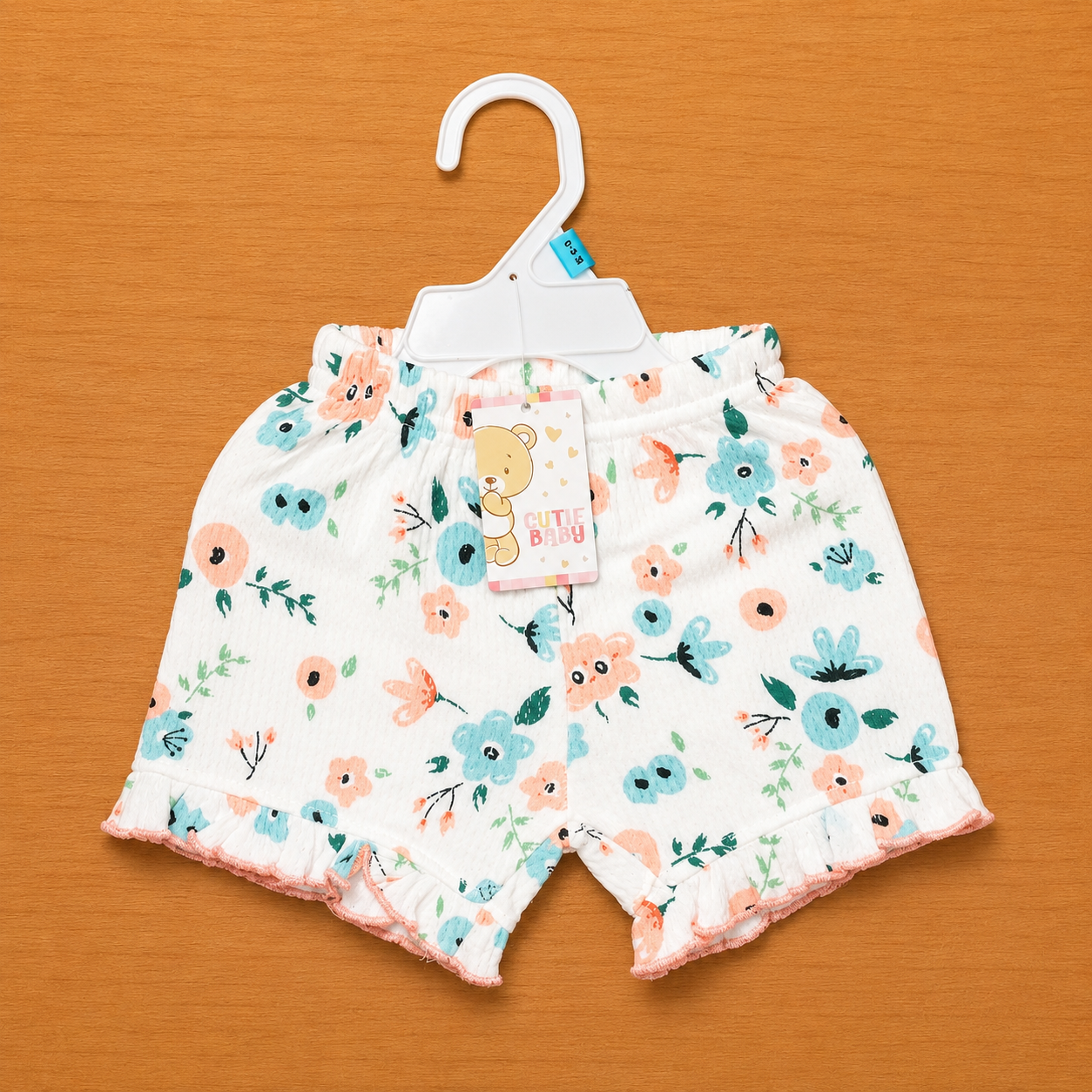 Baby Girl Shorts Pink n White