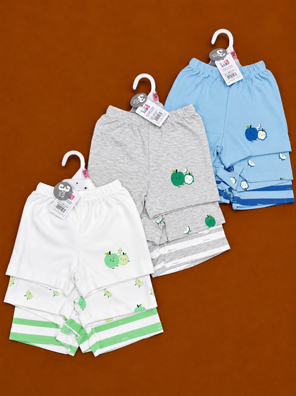 Bby Boy Shorts 3pc 3 asst