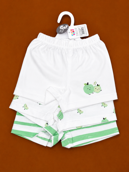Bby Boy Shorts 3pc 3 asst