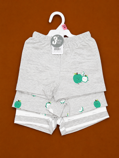 Bby Boy Shorts 3pc 3 asst
