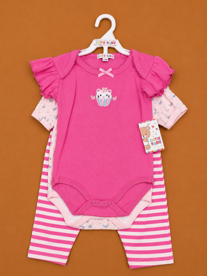 Infant Clothes Set 3pc asst