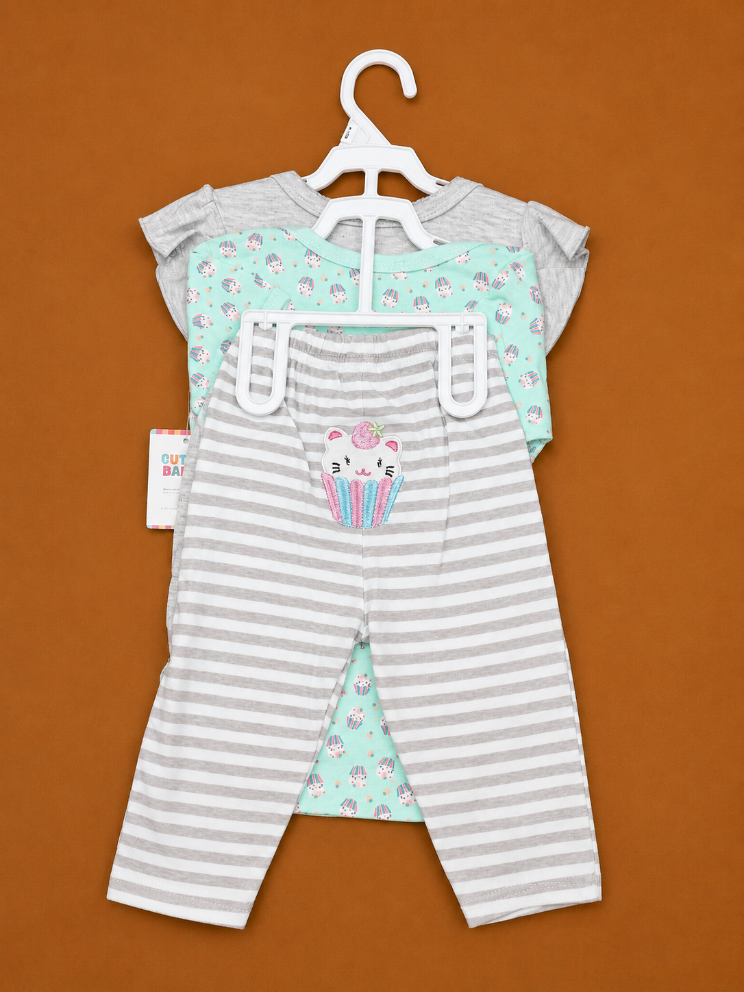 Infant Clothes Set 3pc asst