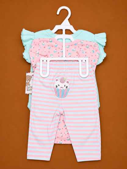 Infant Clothes Set 3pc asst