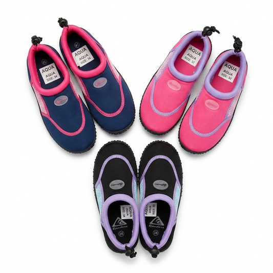 Girls Water Shoes 28-34 Assorted Colours