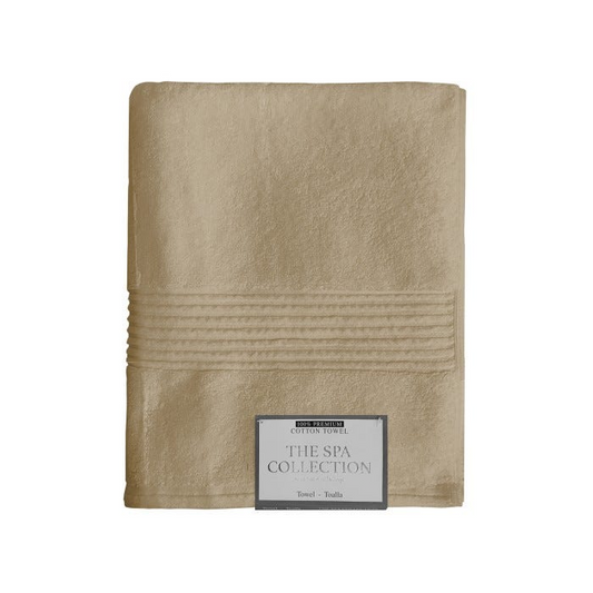 Bath Towel Textured Banded Design