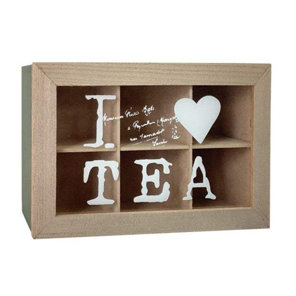 Rect Tea Box Wood
