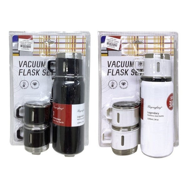 Vacuum Flask Set w 2 Cups