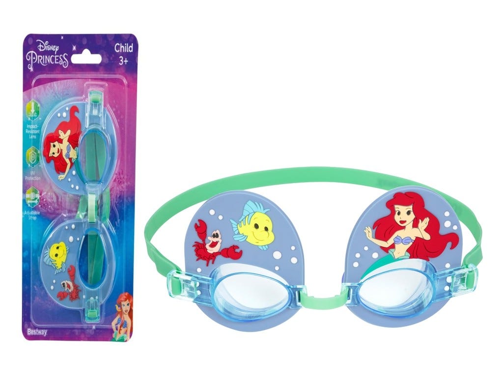 Little Mermaid Kids Goggles 3plus