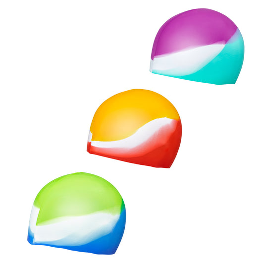 Lil Color Wave Swim Cap 3 asst 3plus