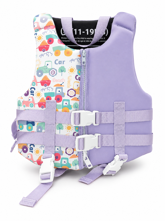 Swim Life Jacket Neo White and Lilac