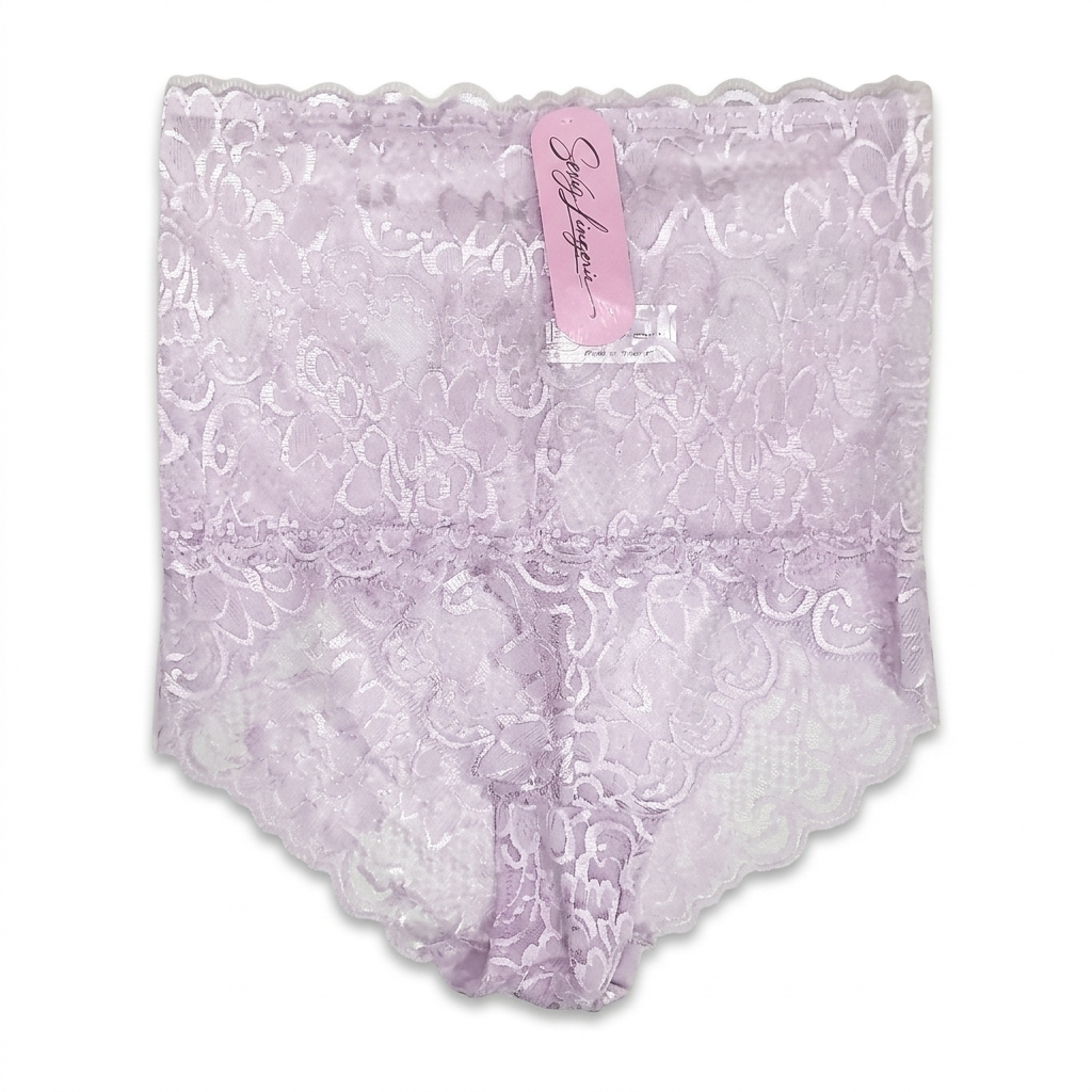 Ladies High Waist Lace Panty S-XL