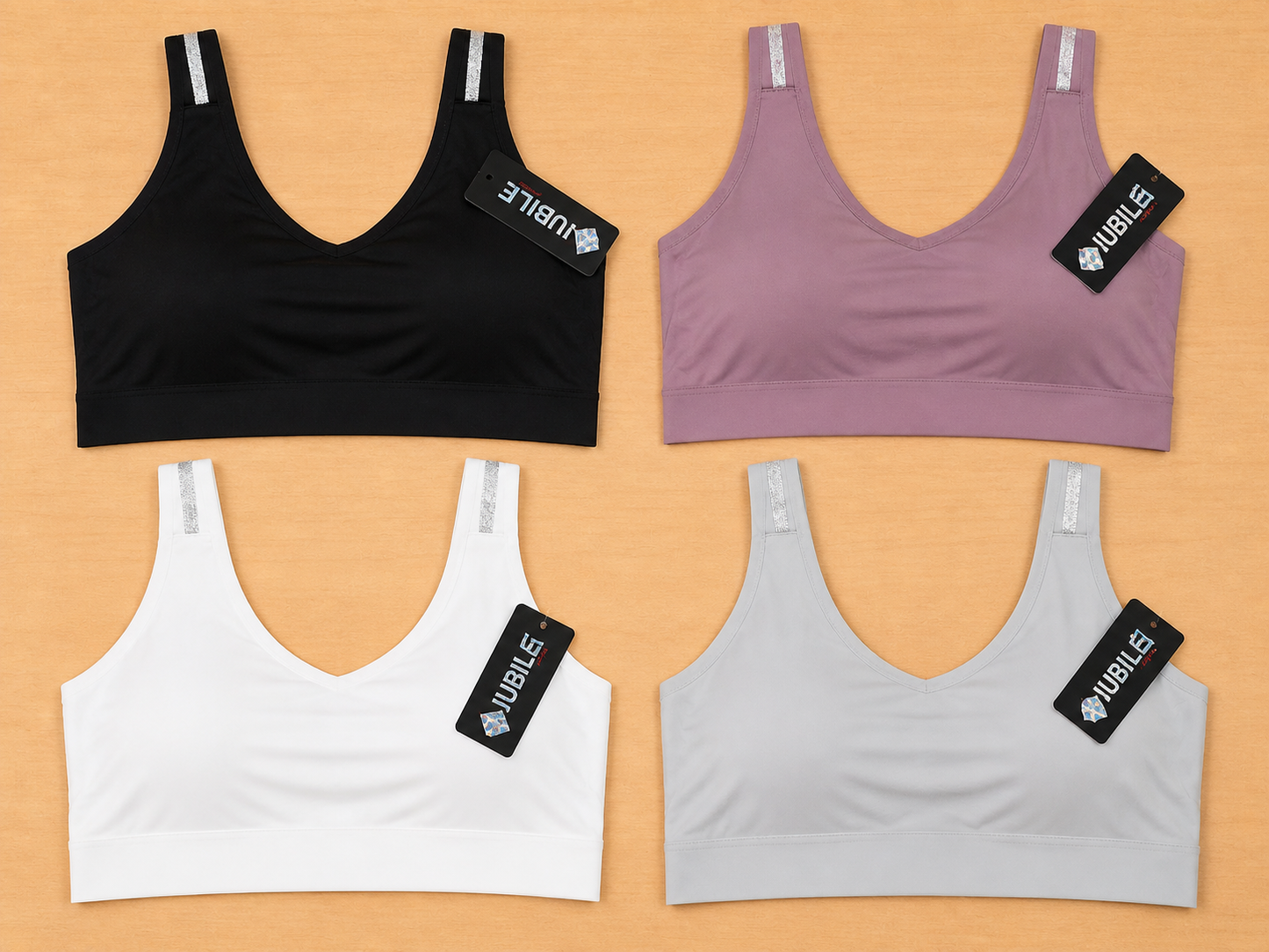 Ladies Seamless Padded Bra Top M-XL