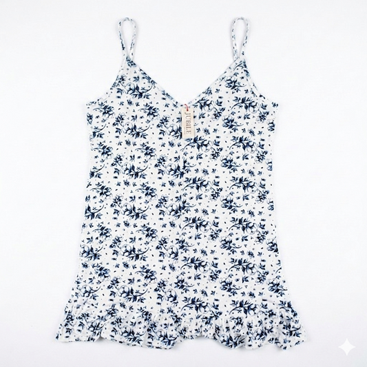 Ladies Sleeveless Thin Strap Nightie M-XXL