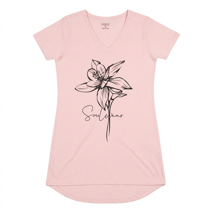 Ladies Short Sleeve Nightie M-XXL