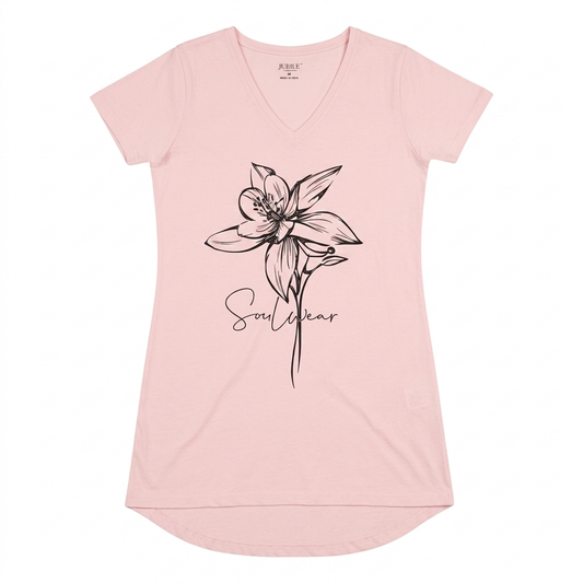 Ladies Short Sleeve Nightie M-XXL